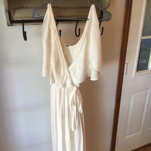 Free People white/ivory flowy summer dress Size XS